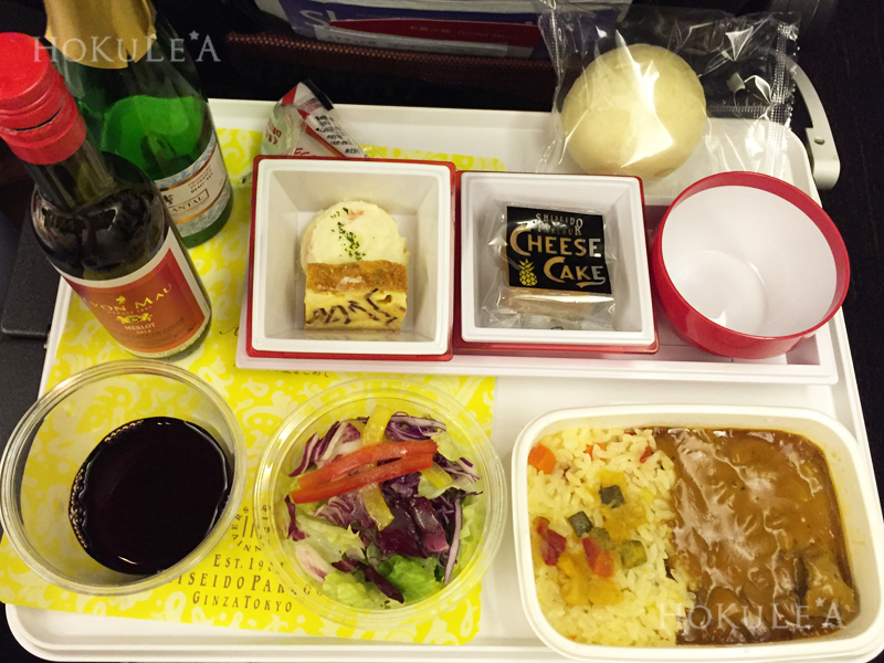 JAL エコノミー　機内食