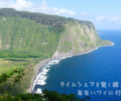 【ハワイ島一周（１）】ワイピオ渓谷